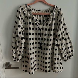 Pink Chicken Women’s Tassel Blouse - Small